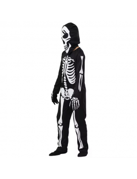 costume squelette skull glow phosphorescent combinaison déguisement fenua shopping halloween