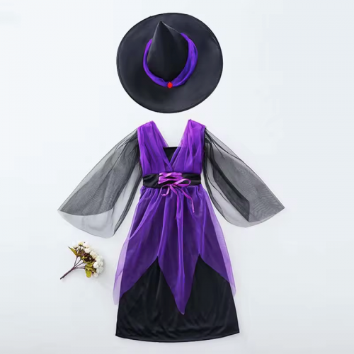 costume sorciere robe violet purple witch tenue halloween dress tahiti fenua shopping