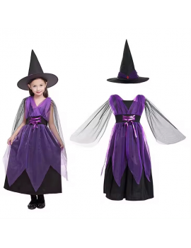 costume sorciere robe violet purple witch tenue halloween dress tahiti fenua shopping