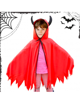 cape diable diablotin capuche tenue costume deguisement halloween tahiti fenua shopping