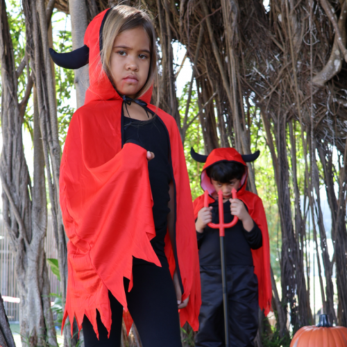 cape diable diablotin capuche tenue costume deguisement halloween tahiti fenua shopping