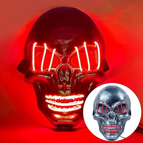 masque crane light skull lumineux halloween mask tahiti fenua shopping