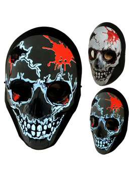 masque crane led skull clown mask halloween tahiti fenua shopping