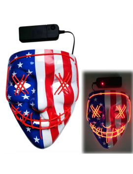 masque purge light USA mask lumineux halloween tahiti fenua shopping