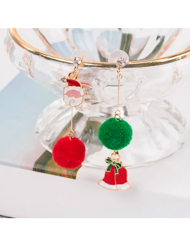 boucles longues noel bijoux kids oreille christmas fenua shopping