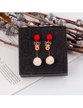 boucles longues noel bijoux kids oreille christmas fenua shopping