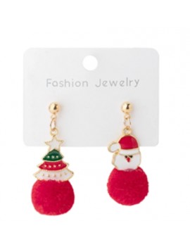 boucles pompons rouges Noël christmas red bijoux jewelry accessoires tahiti fenua shopping