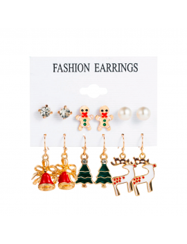 set boucles d'oreilles bijoux noel christmas fenua shopping