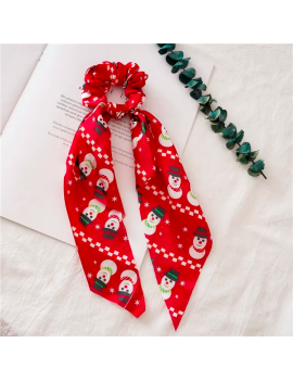 chouchou long noel xmas fête christmas coiffure accessoire fenua shopping