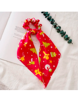 chouchou long noel xmas fête christmas coiffure accessoire fenua shopping