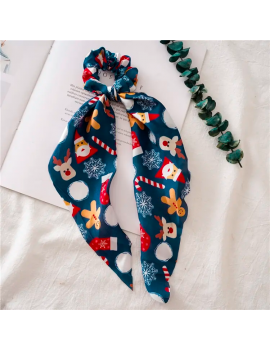 chouchou long noel xmas fête christmas coiffure accessoire fenua shopping