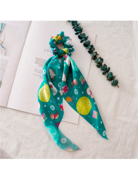 chouchou long noel xmas fête christmas coiffure accessoire fenua shopping