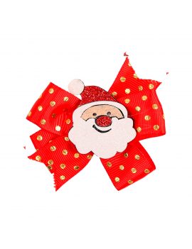 barrette noeud kids enfant accessoire cheveux noel christmas rouge rennes tahiti fenua shopping