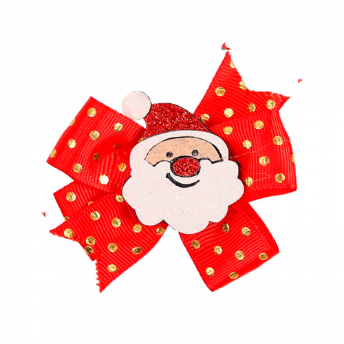 barrette noeud kids enfant accessoire cheveux noel christmas rouge rennes tahiti fenua shopping