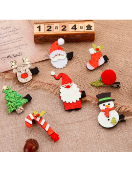 barrettes cheveux accessoire noel xmas fête fenua shopping