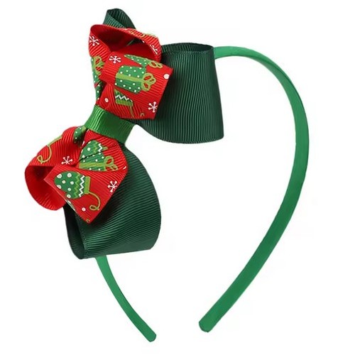 serre tete ruban vert rouge red green christmas noel fete accessoire fenua shopping