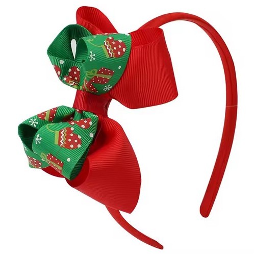 serre tete ruban vert rouge red green christmas noel fete accessoire fenua shopping