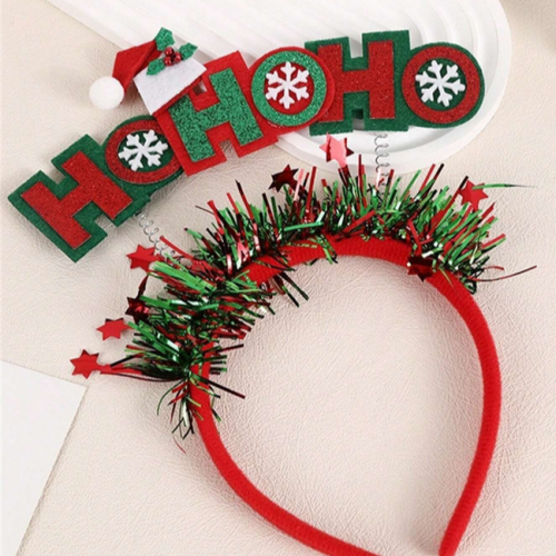 serre tete ho hoh ho christmas xmas noel rouge vert red green accessoire tahiti fenua shopping