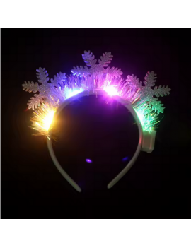 serre-tête flocon de neige lumineux light accessoire christmas noel tahiti fenua shopping