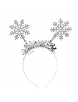 serre tete flocons snow snowflakes argenté silver accessoire christmas noel tahiti fenua shopping