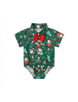 body enfant noeud papillon vert ou rouge pour noel christmas baby babies bébé tahiti fenua shopping