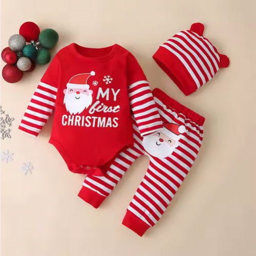 body bebe + pantalon Noel christmas baby babies enfant kids tenue vetements tahiti fenua shopping