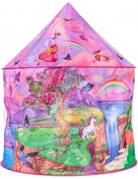 tente cabane rose château licorne unicorn rose pink kids enfant fun nuages cloud girls tahiti fenua shopping