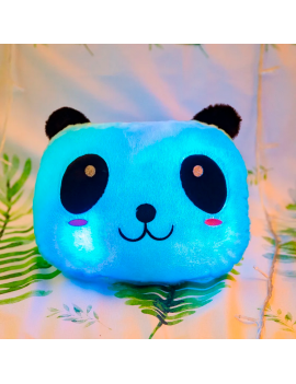 coussin panda light lumineux peluche plush lumiere tahiti fenua shopping