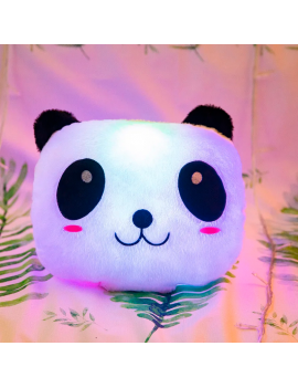 coussin panda light lumineux peluche plush lumiere tahiti fenua shopping