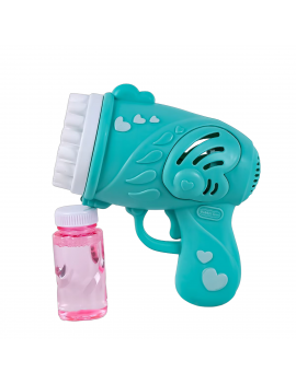 Pistolet bulles 33 trous vert ou rose pou enfant fun rigolo pour extérieur tahiti fenua shopping