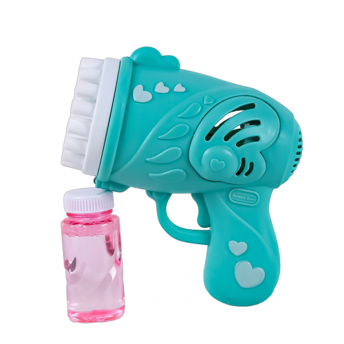 Pistolet bulles 33 trous vert ou rose pou enfant fun rigolo pour extérieur tahiti fenua shopping