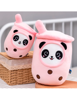 peluche bubble tea panda coussin tahiti fenua shopping