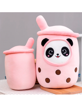 peluche bubble tea panda coussin tahiti fenua shopping