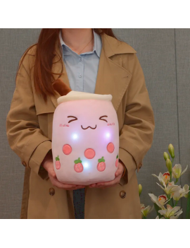 peluche bubble tea light 35cm coussin doux kawaii tahiti fenua shopping