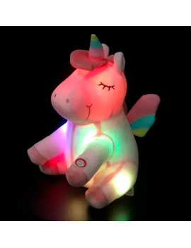 coussin licorne light lumineux peluche plush unicorn tahiti fenua shopping