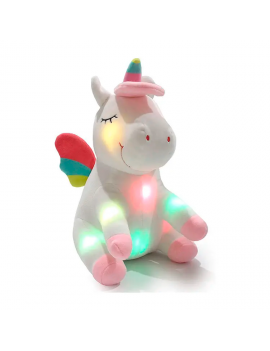 coussin licorne light lumineux peluche plush unicorn tahiti fenua shopping