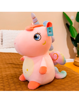 coussin licorne 50cm unicorn plus peluche kids enfant doux tahiti fenua shopping