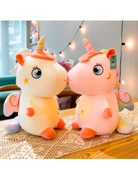 coussin licorne 50cm unicorn plus peluche kids enfant doux tahiti fenua shopping