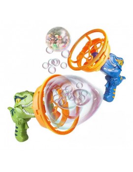 Pistolet bulles dino vert ou bleu pour enfant tahiti fenua shopping