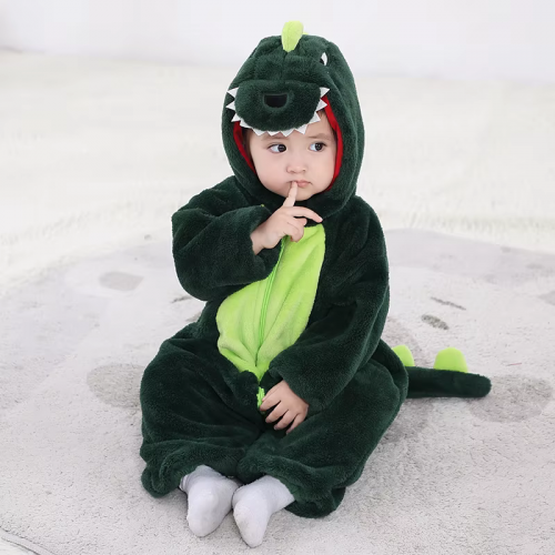 combinaison pyjama combi dino dinosaure kids enfant petite taille cocooning bien au chaud tahiti fenua shopping