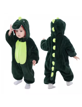 combinaison pyjama combi dino dinosaure kids enfant petite taille cocooning bien au chaud tahiti fenua shopping