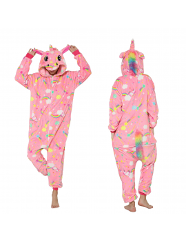 combinaison pyjama combi licorne dinosaure kids enfant petite taille cocooning bien au chaud tahiti fenua shopping