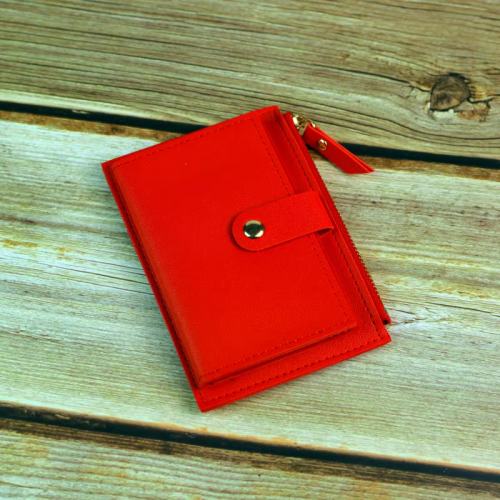 portefeuille pochette small rouge ou noir petit tahiti fenua shopping