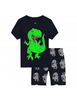 pyjama glow dino lumineux effet fluorescent tahiti fenua shopping