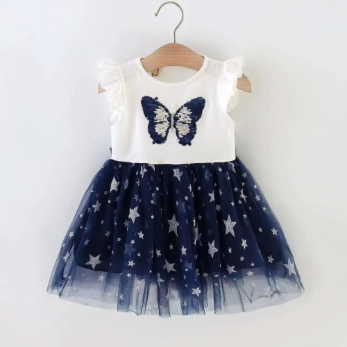 robe butterfly sequins papillon étoile kids enfant tahiti fenua shopping