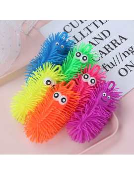 squishy long fluffy fluo coloré anti stress relaxant kids enfant tahiti fenua shopping