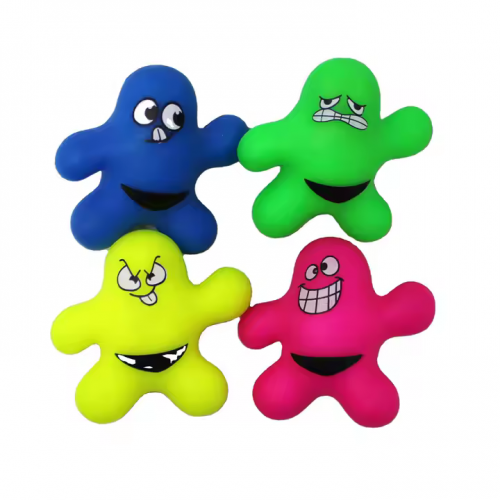 squishy bonhomme coloré fluo rigolo fun relaxant anti stress tahiti fenua shopping