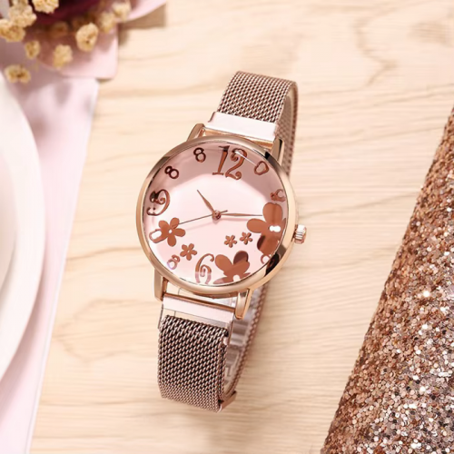 montre bronze flower fleur marron chic girl femme élégante tahiti fenua shopping