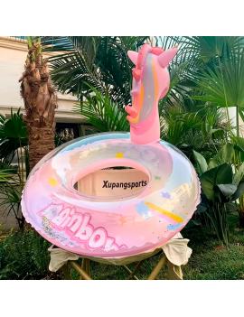 bouée licorne rose glitters unicorn pink plage piscine kids fun tahiti fenua shopping