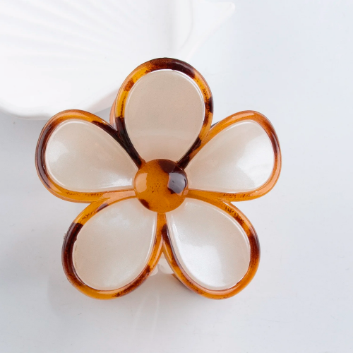 barrette flower minimal fleur accessoire cheveux pince tahiti fenua shopping